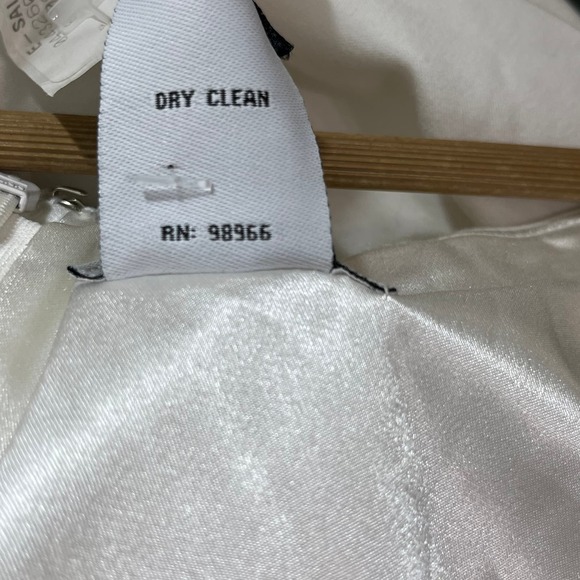 Monroe & Main Enchantment Dress Womens Size 12 White Gold Embroidered Sheath - Picture 11 of 14